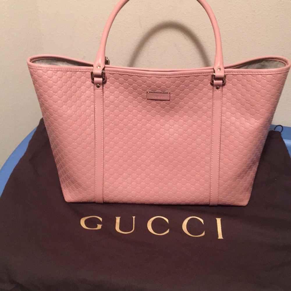 Authentic Gucci Bag Microguccissima soft pink